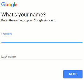 google sign in pic for name